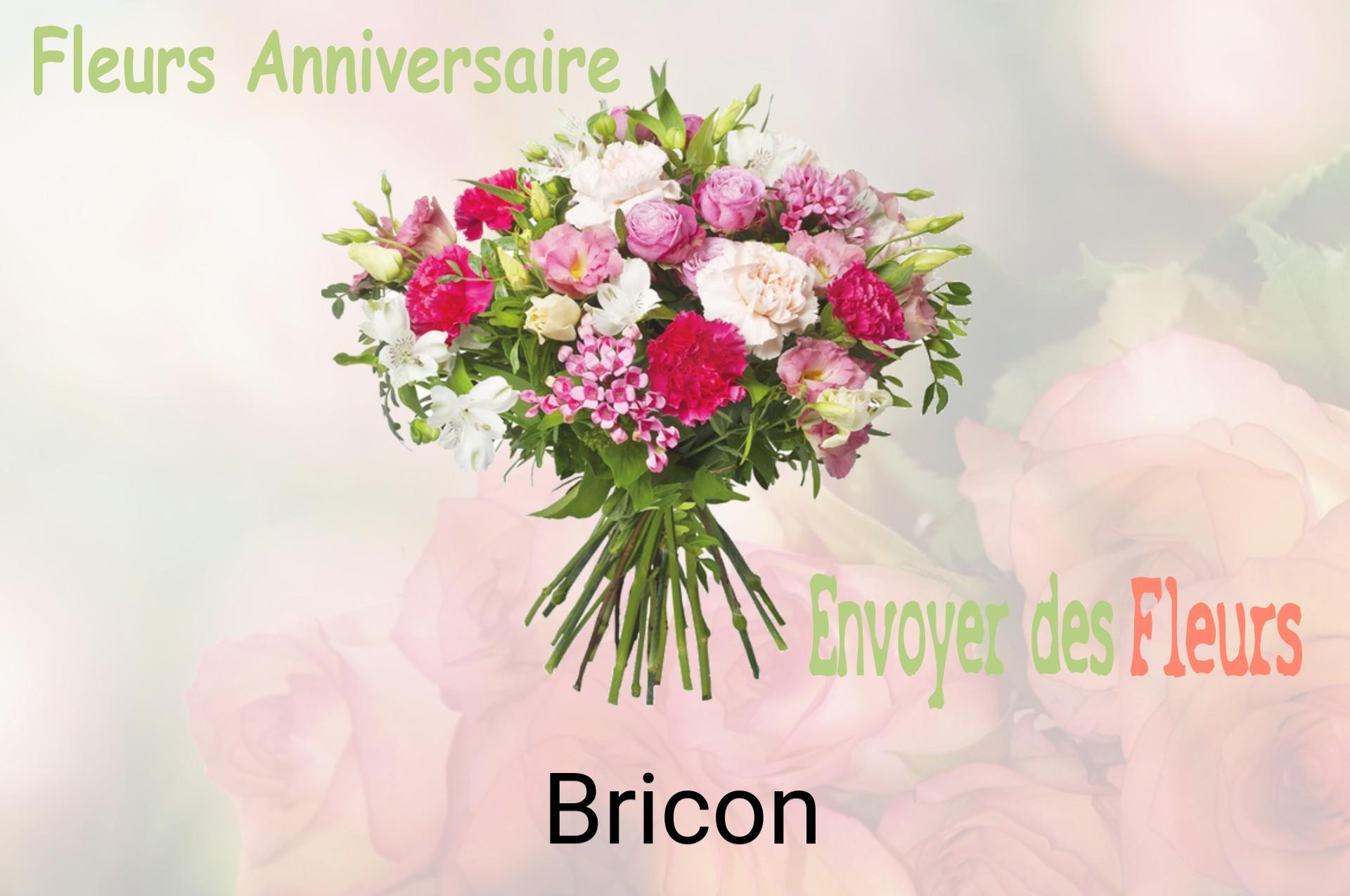 Bouquet de fleurs d’anniversaire livré à Bricon