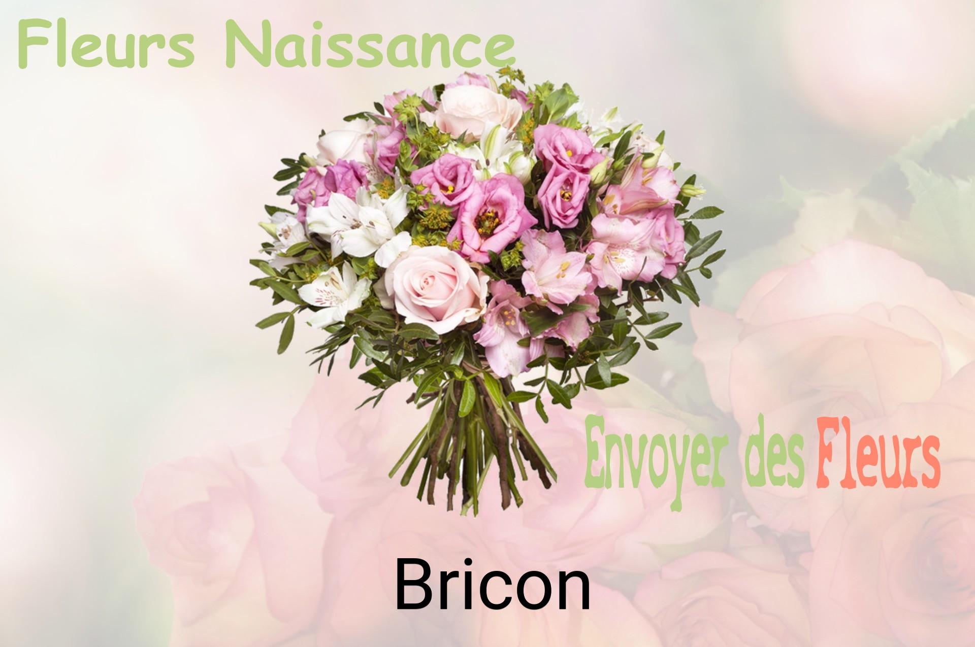 Bouquet de fleurs de naissance livré à Bricon